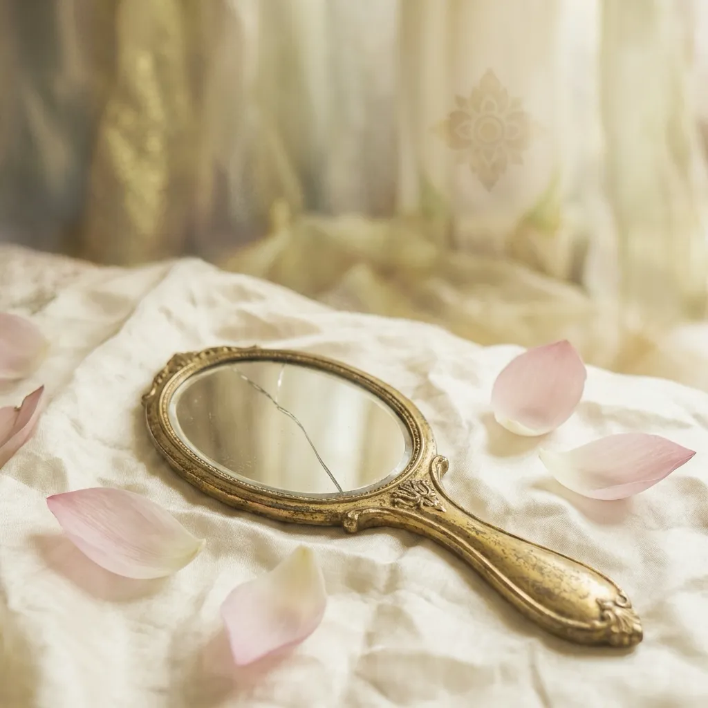 Antique Mirror Cracking