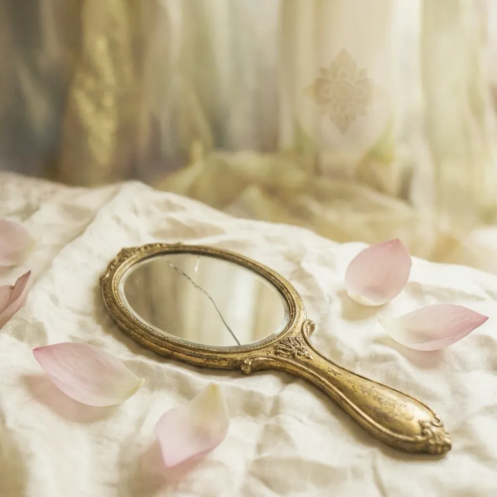 Antique Mirror Cracking