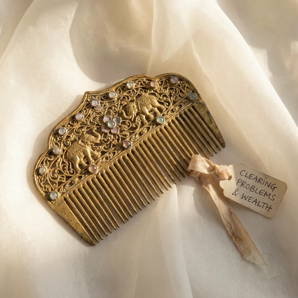 Antique Golden Comb
