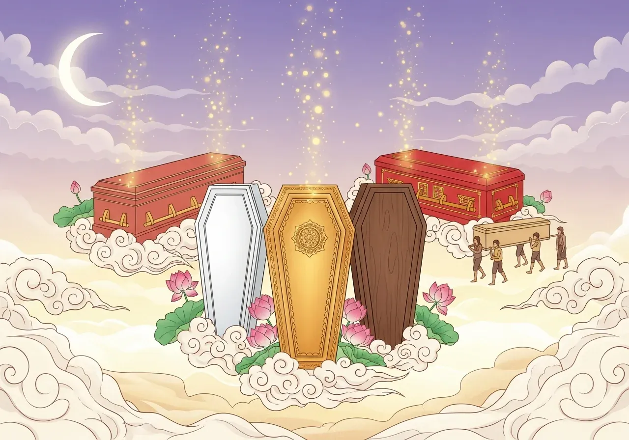 ทำนายฝันเห็นโลงศพ สีทอง สีขาว โลงจีน แบกหามโลง พร้อมเลขเด็ด