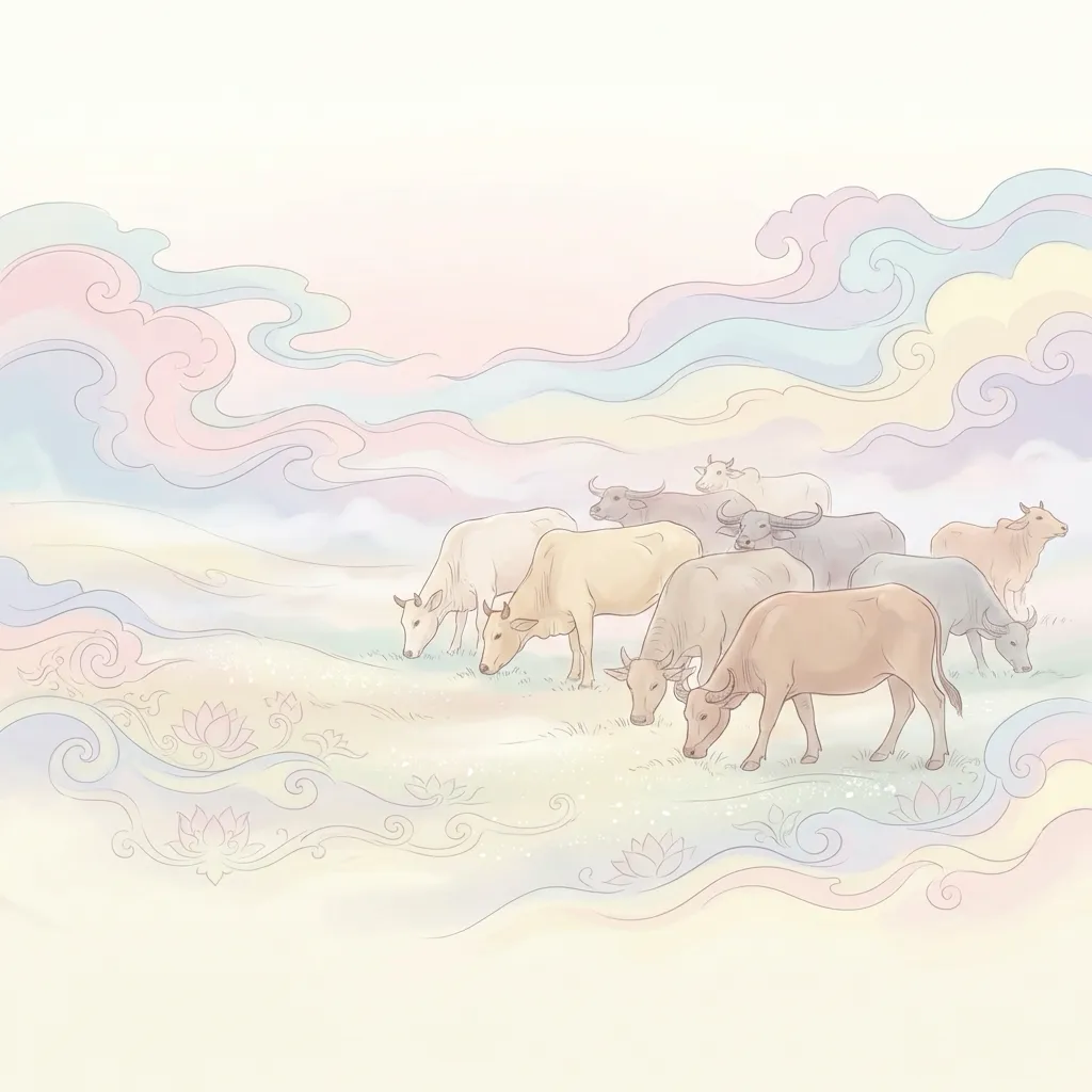 ความสงบของฝูงสัตว์สี่เท้าสะท้อนถึงความมั่นคงในชีวิตที่คุณกำลังมองหา