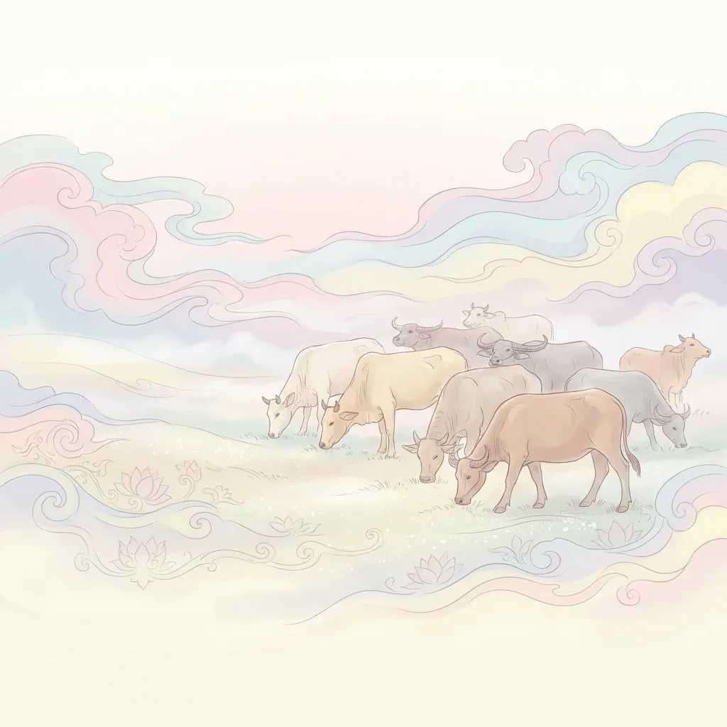 ความสงบของฝูงสัตว์สี่เท้าสะท้อนถึงความมั่นคงในชีวิตที่คุณกำลังมองหา