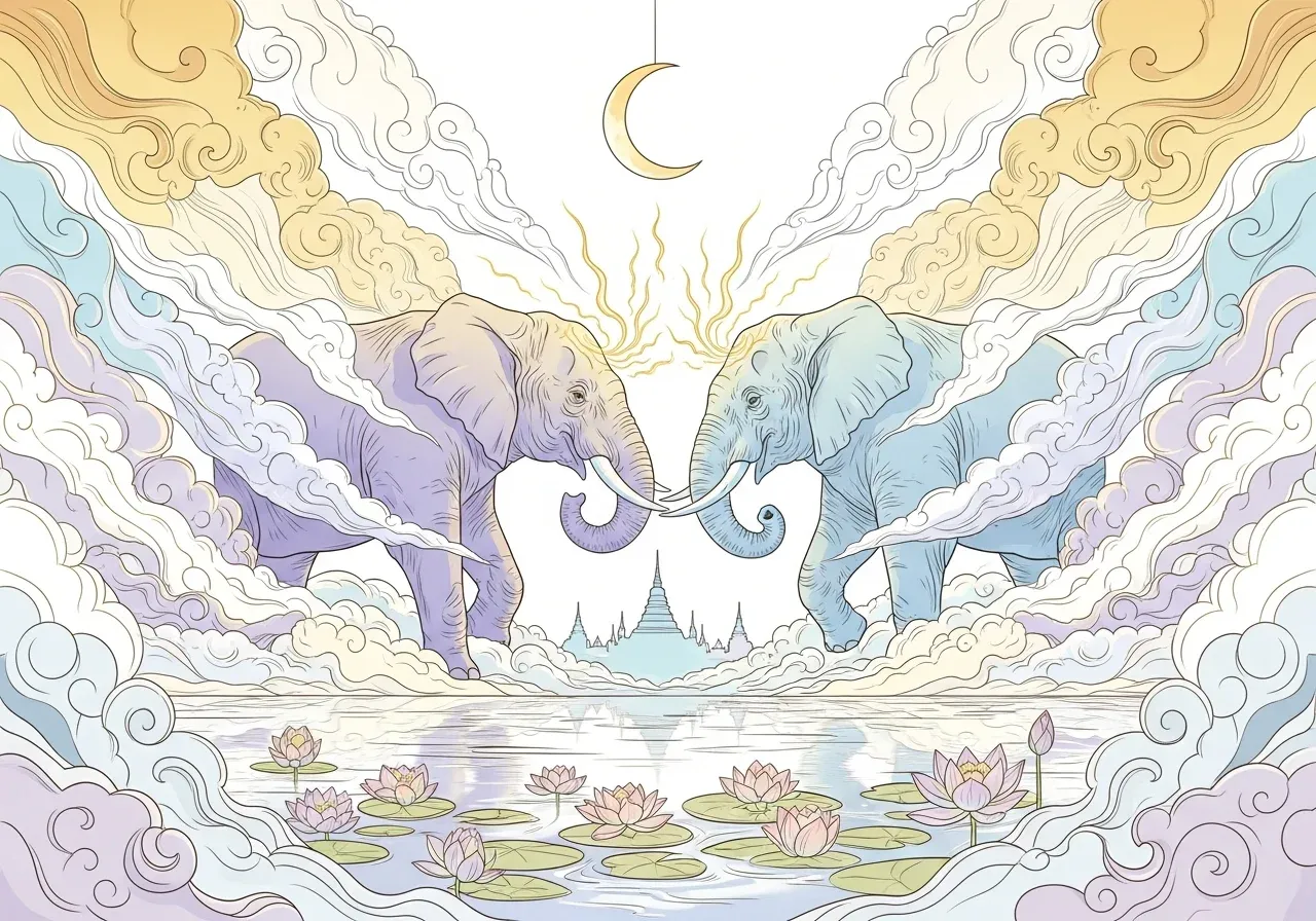 ทำนายฝันเห็นช้างตกมัน ช้างสู้กัน พร้อมเลขเด็ดนำโชค