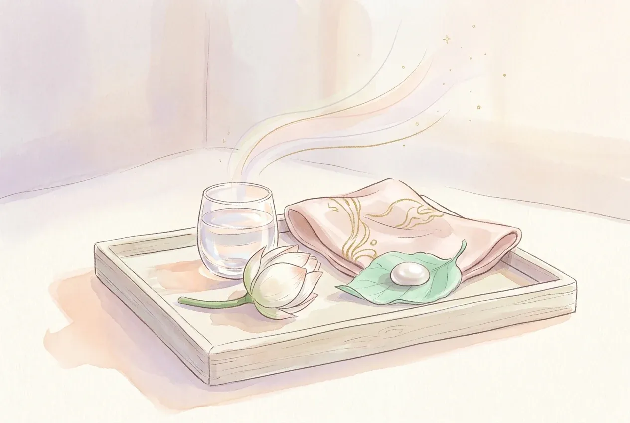 ฝันว่าฟันหลุด — สัญลักษณ์ของการเปลี่ยนผ่านในฝัน ฟันและดอกบัวล่องลอยกับแสงจันทร์ในตำราทำนายฝันไทย