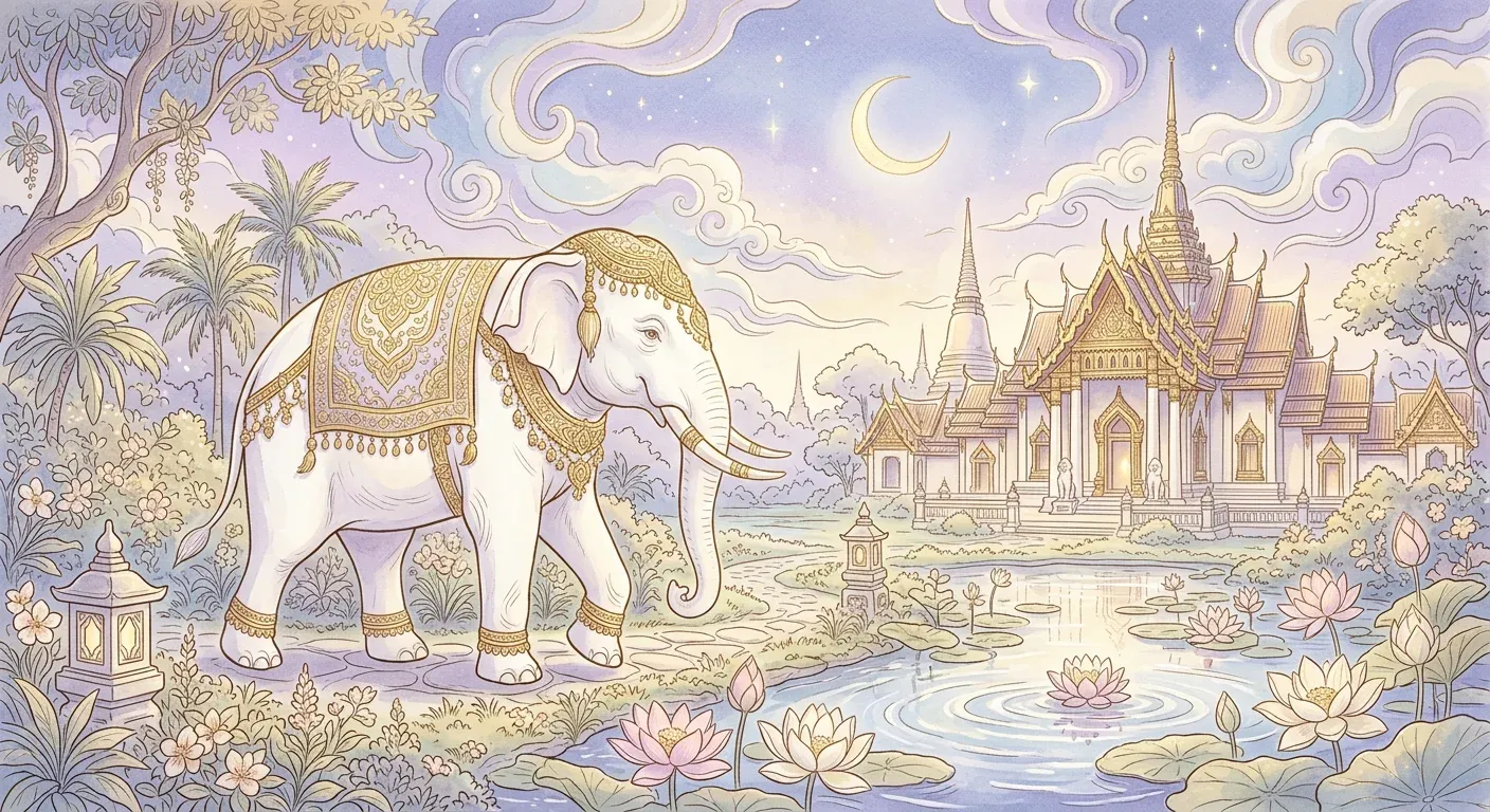 ทำนายฝันเห็นช้างเผือก ช้างเผือกคู่พระบารมี พร้อมเลขเด็ดนำโชค