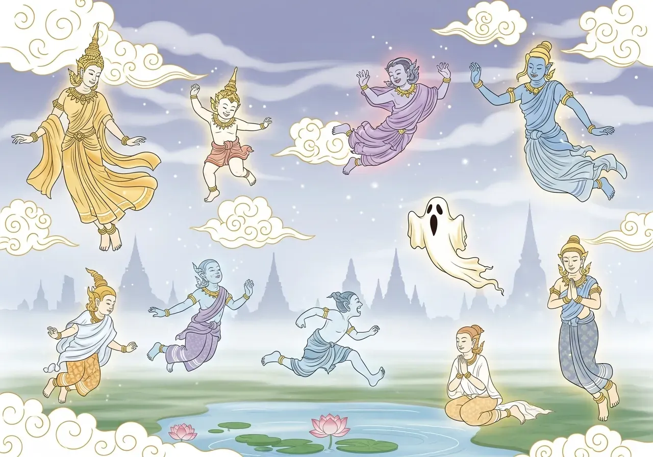 ฝันเห็นผี ทำนายฝัน วิญญาณและสิ่งเร้นลับในความฝัน