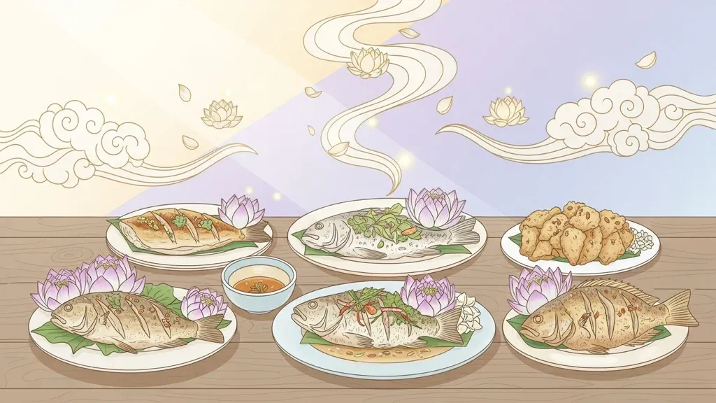 ฝันว่ากินปลาแต่ละวิธีการปรุง ทอด ย่าง ต้ม ดิบ ความหมายและเลขเด็ด