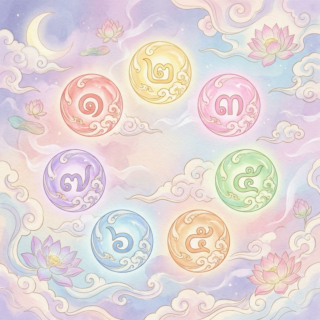 เลขนำโชคตามวันเกิด เลขมงคลประจำวัน 7 วัน