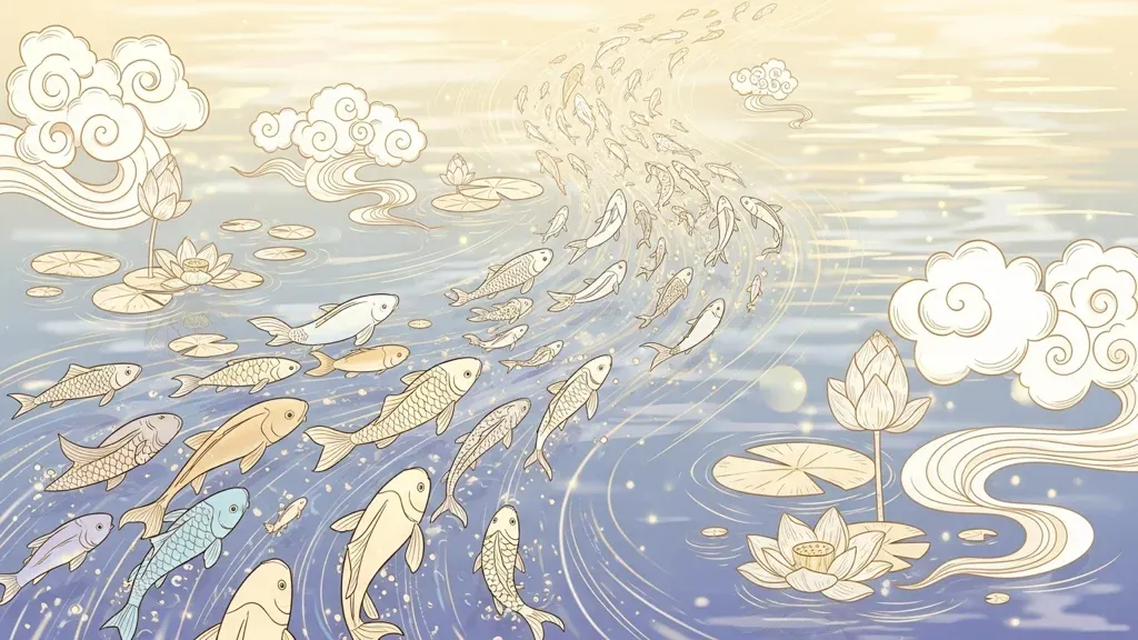 ฝันเห็นปลาเยอะมาก ฝูงปลาหลายตัว ความหมายและเลขเด็ดตามตำราโบราณ