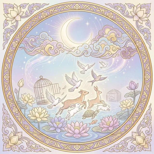 อานิสงส์ปล่อยสัตว์ อภัยทาน: แก่นแท้แห่งบุญที่ชาวพุทธต้องรู้ (ปลา เต่า นก) พร้อมวิธีปฏิบัติ