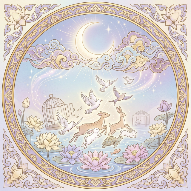 อานิสงส์ปล่อยสัตว์ อภัยทาน: แก่นแท้แห่งบุญที่ชาวพุทธต้องรู้ (ปลา เต่า นก) พร้อมวิธีปฏิบัติ