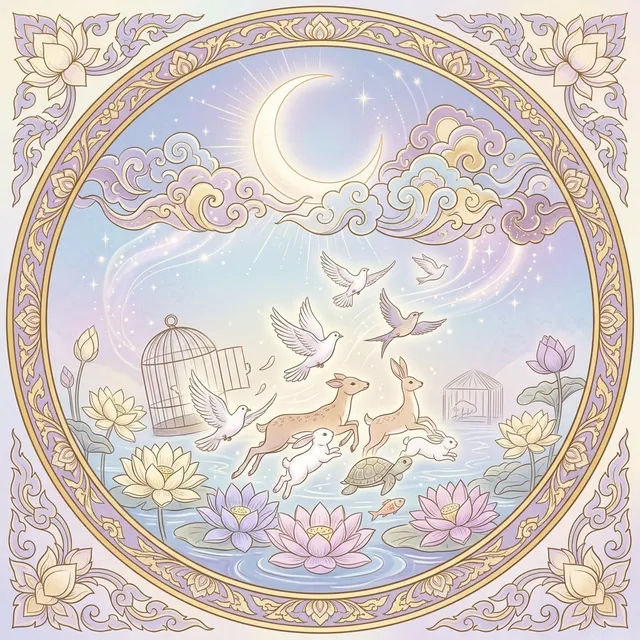 อานิสงส์ปล่อยสัตว์ อภัยทาน: แก่นแท้แห่งบุญที่ชาวพุทธต้องรู้ (ปลา เต่า นก) พร้อมวิธีปฏิบัติ