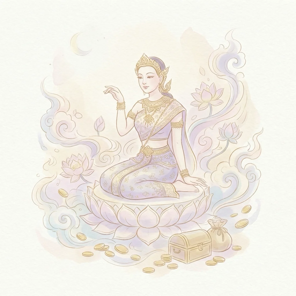 วิธีบูชานางกวัก ของไหว้ คาถา ค้าขายร่ำรวย