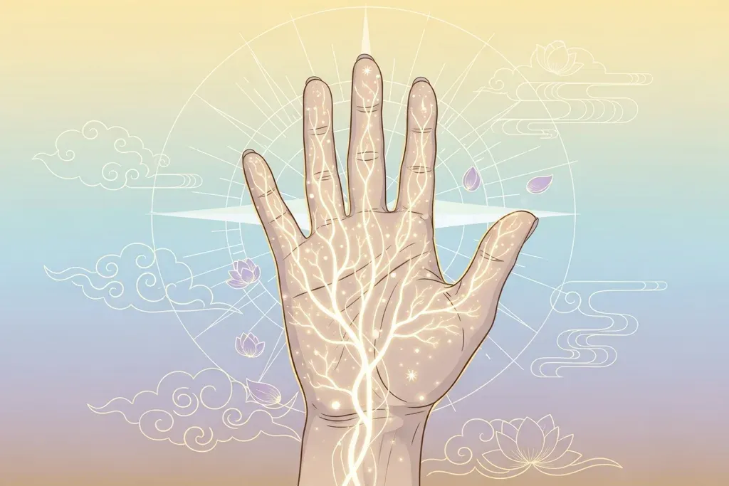 เส้นลายมือหลัก 4 เส้นบนฝ่ามือ