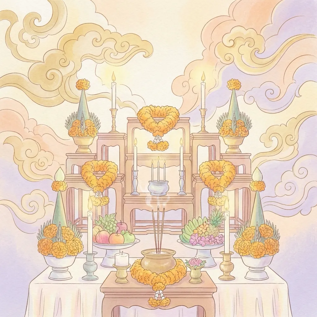 Sacred Altar for Phra Phrom