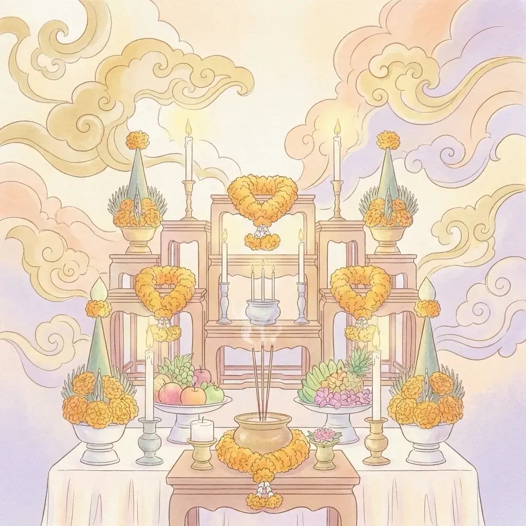 Sacred Altar for Phra Phrom