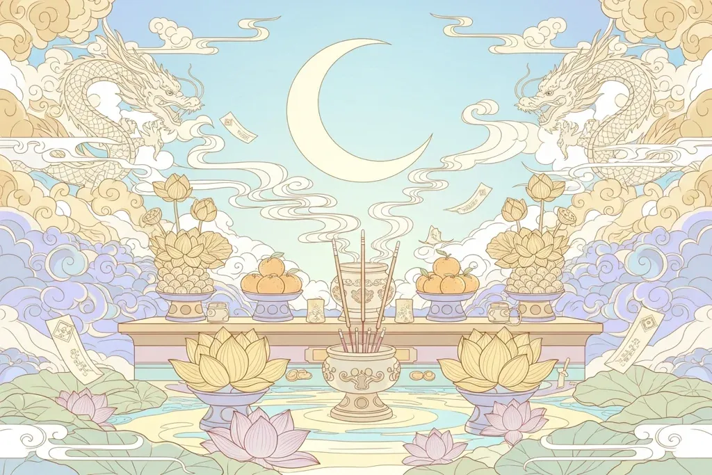 พิธีไหว้ไท้ส่วยเอี๊ย แก้ปีชงในศาลเจ้าจีน